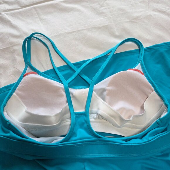 Athleta Shorebreak Turquoise Swim Dress - Picture 11 of 12